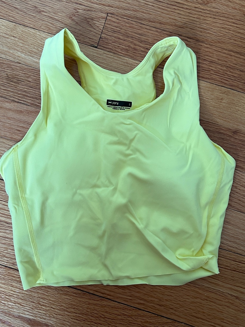 Janji Long Bra Groundwork in Yellow Small